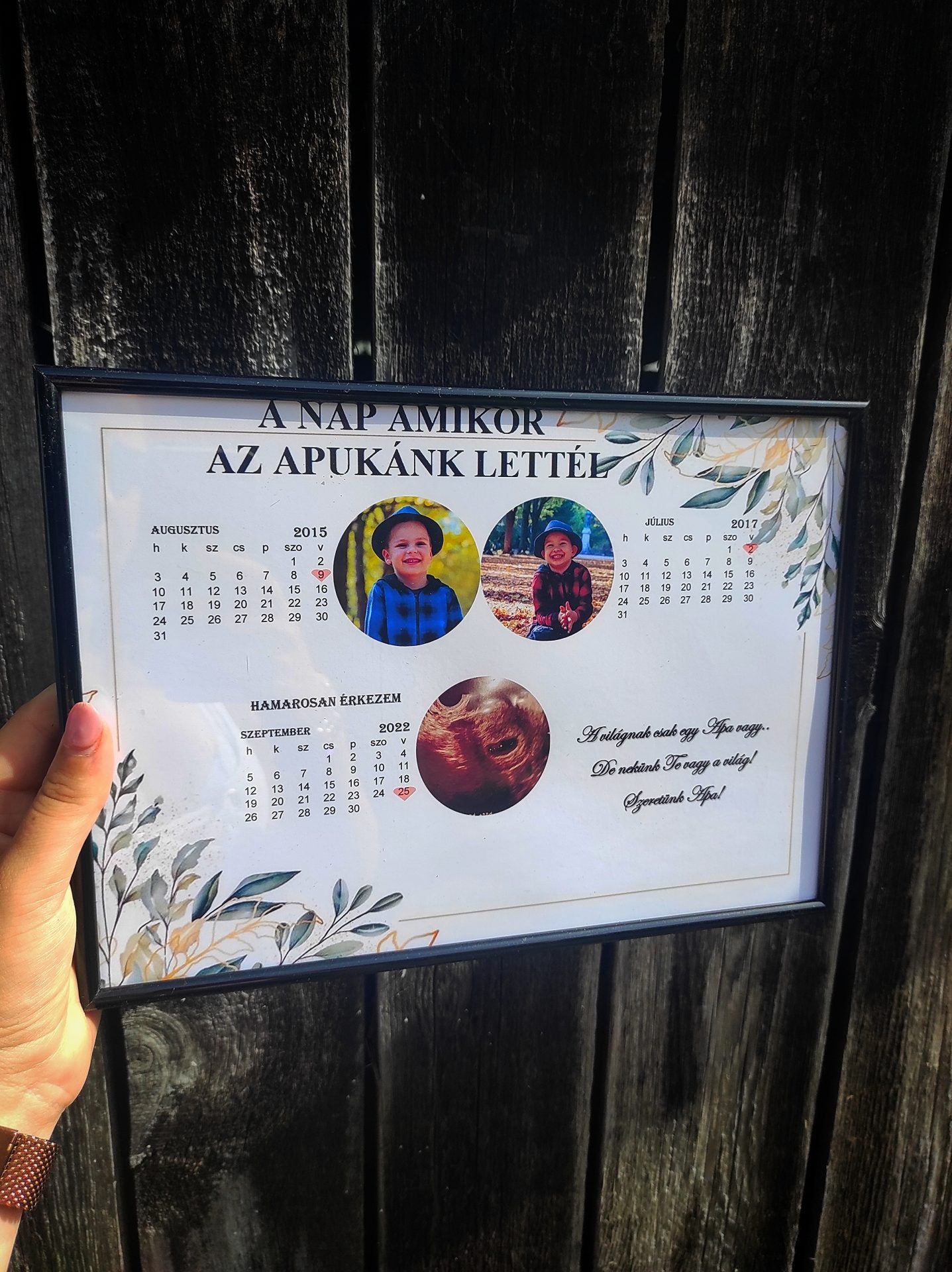 A nap amikor az apukánk lettél kép